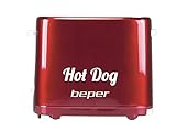 Beper Bt.150Y/Rd Máquina Para Hacer Perritos Calientes Hot Dog, 750 W, Acero Inoxidable