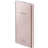 Samsung Eb-P1100Bpegww - Batería Externa Rosa, Universal, 10000 Mah, Usb, 5,2 H, 5/9 V