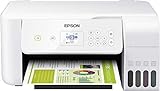 Epson Ecotank Et-2726 - Impresora De Inyección De Tinta 3 En 1 (Impresora, Escáner, Fotocopiadora), Din A4, Wifi, Usb 2.0 ) Pantalla Lcd De 3,7 Cm , Color Blanco