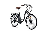 Moma Bikes Bicicleta Electrica E26.2 Aluminio, Shimano 7V, Frenos De Disco Hidráulicos Batería Litio 36V 16Ah