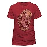 Harry Potter - Camiseta Modelo Gryffindor Para Adultos Unisex (Xl) (Rojo)