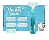 Gillette Venus Smooth Maquinilla De Afeitar Mujer + 6 Cuchillas De Recambio