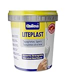Quilosa Liteplast - Pasta Masilla Reparadora Para Grietas (750 Ml Ligero) Color Blanco