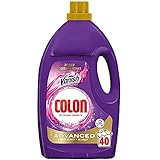 Colon Vanish Advanced - Detergente Para Lavadora Con Quitamanchas, Adecuado Para Ropa Blanca Y De Color, Formato Gel, Hasta 40 Dosis