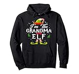 I'M The Grandma Elf Funny Group Matching Family Xmas Gift Sudadera Con Capucha