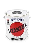 Titanlux - Esmalte Eco, Mate Negro, 2,5L (Ref. 02T056725)
