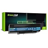 Green Cell As09C31 As09C70 As09C71 As09C75 Bt.00603.078 Bt.00603.093 Bt.00607.072 Bt.00607.073 Lc.btp0.066 Lc.btp00.011 Lc.btp00.066 Batería Para Acer Portátil (4400Mah 11.1V Negro)
